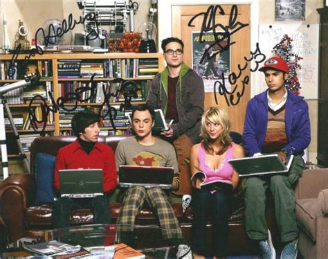 The Big Bang Theory Cast Autographed 8x10 Photo Coautographs Authentic Autographed Memorabilia