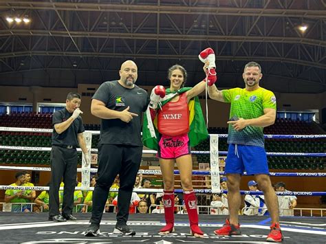 Jovem conquista título de campeã mundial de Muay Thai na Tailândia