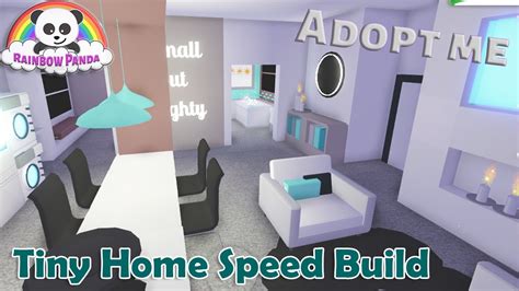 Adopt Me Tiny Home Speed Build 🏠🏗 Adopt Me Tiny House Tour Youtube