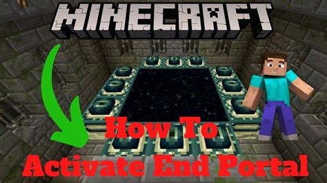 How To Activate End Portal In Minecraft End Portal Activate Kaise