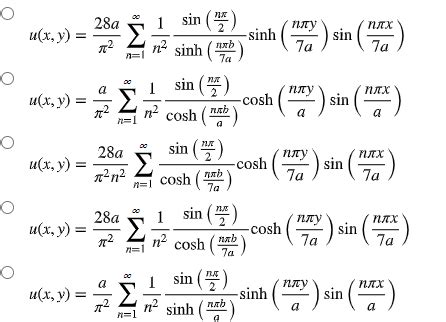 Solved Find The Solution U X Y Of Laplace S Equation In Chegg