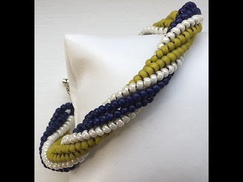 Twisted Tubular Herringbone Youtube Beaded Bracelets Tutorial