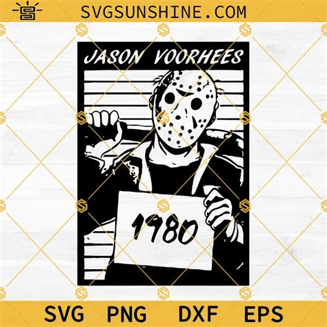 Jason Voorhees Friday The 13th Svg Halloween Svg Horror Movie Killers