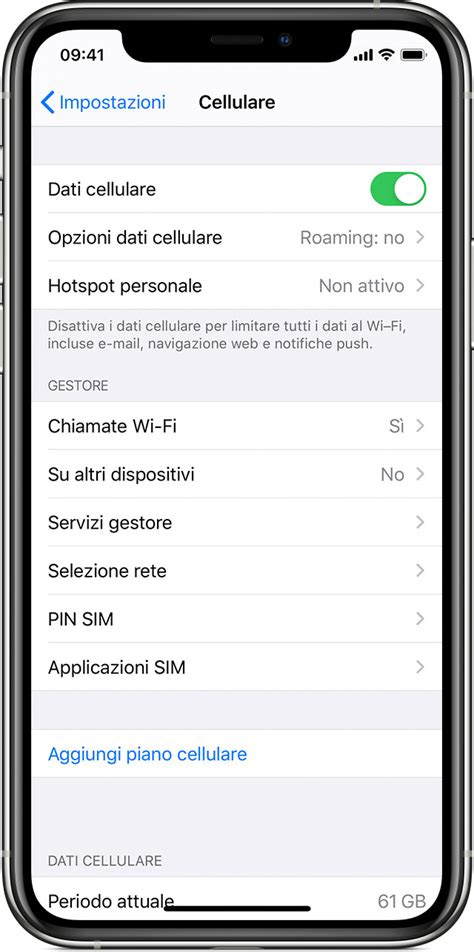 Come Controllare L Uso Dei Dati Cellulare Su Iphone E Ipad Supporto Apple