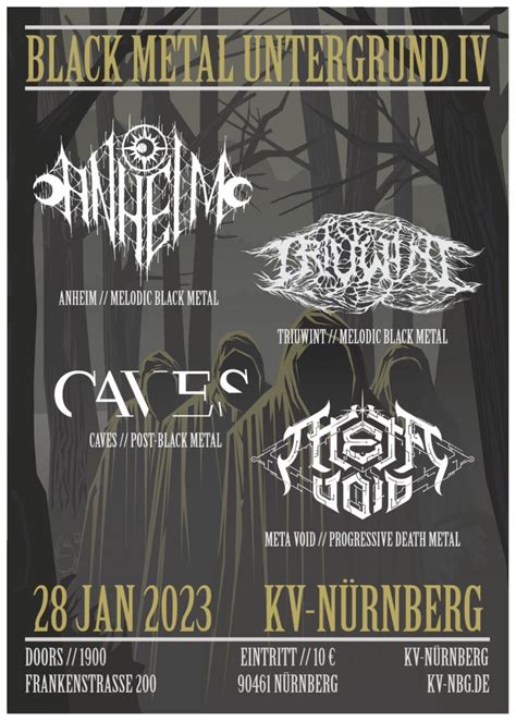 Black Metal Underground Iv N Rnberg Kunstverein Germany