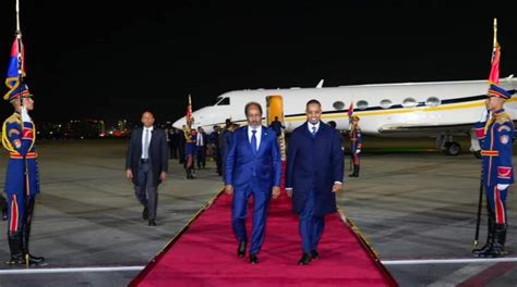 Somali President Hassan Sheikh Embarks On A Visit To Egypt At El Sisi’s Invite Shabelle Media