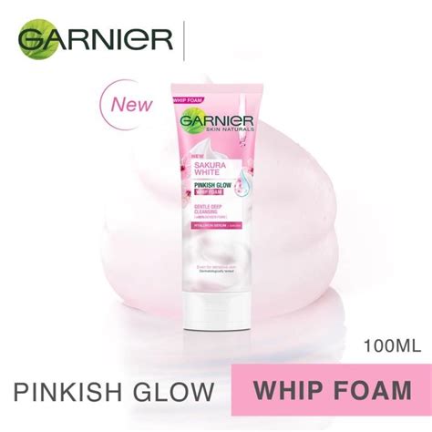 Garnier Sakura White Pinkish Glow Whip Foam Ml Shopee Malaysia