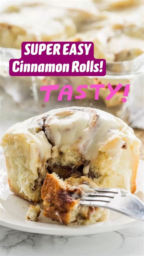 Super Easy Cinnamon Rolls