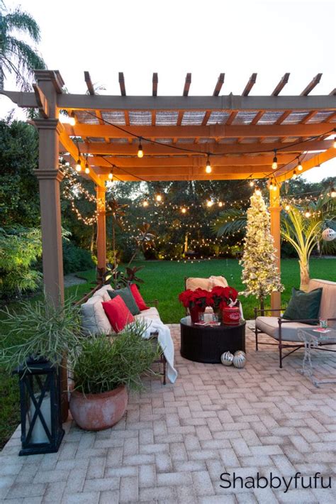 5 Gazebo Decorating Ideas For Christmas Shabbyfufu