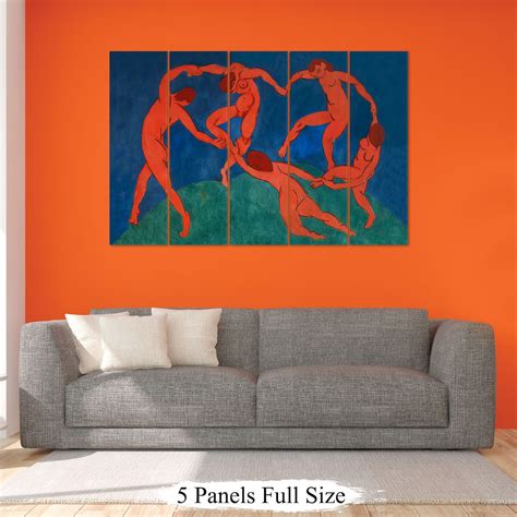 Henri Matisse Canvas Oil Painting Wall Art Dance Canvas Etsy