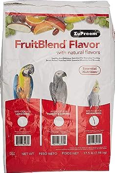 Amazon Zupreem Fruitblend Flavor Pellets Bird Food For Medium