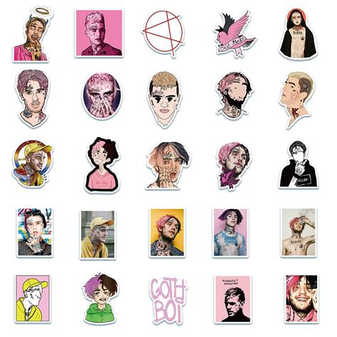 Yeesacg 100pcs Lil Peep Vin B0927kkf2s