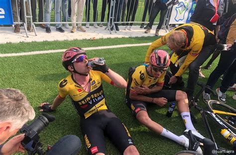 Wout Van Aert S Puncture The Defining Image Of Paris Roubaix