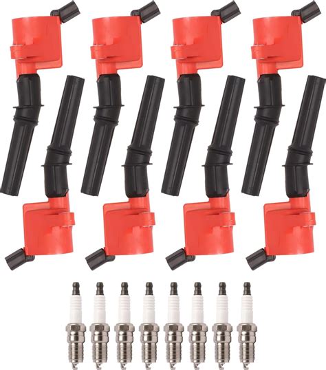 Amazon ENA Set Of 8 Direct Ignition Coil Pack And Platinum Spark