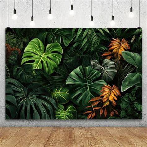 Amazon YongFoto Tropical Rainforest Jungle Backdrop 6x4ft