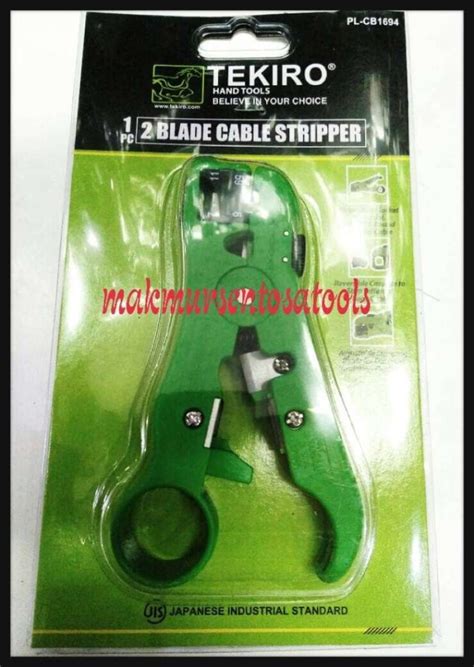 Promo Pisau Cutter Potong Kabel2 Blade Cable Stripper Tekiro Diskon 23