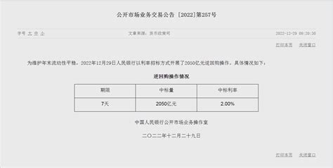 2050亿！央行出手了凤凰网甘肃凤凰网