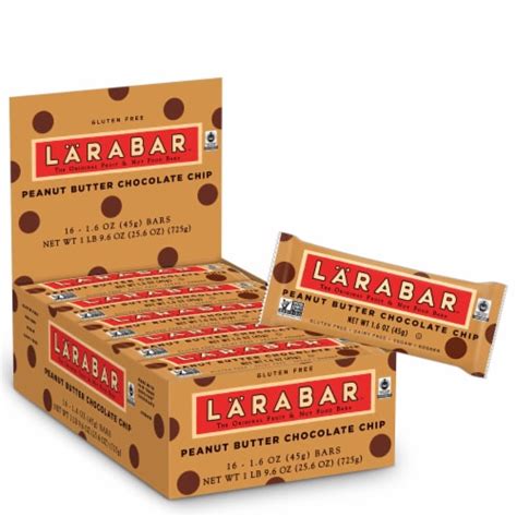 Larabar Gluten Free Peanut Butter Chocolate Chip Snack Bar Ct