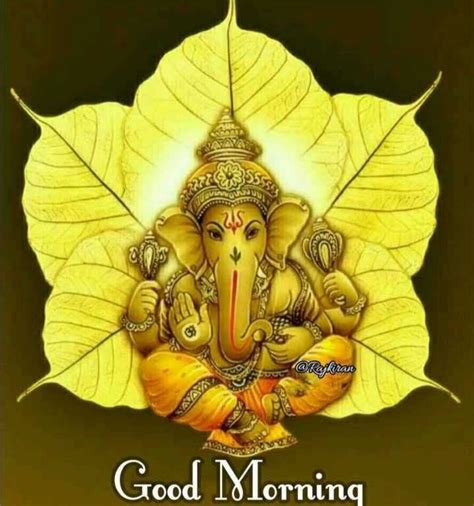 Top Ganpati Good Morning Images Amazing Collection Ganpati Good