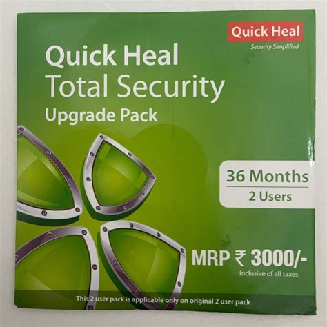 Renewal Pc Year Quick Heal Total Security Rs Lt Online Store