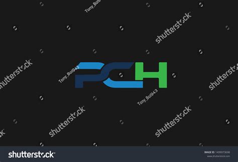 Pch Letter Logo Design Creative Modern Stock Vector (Royalty Free) 1499973698