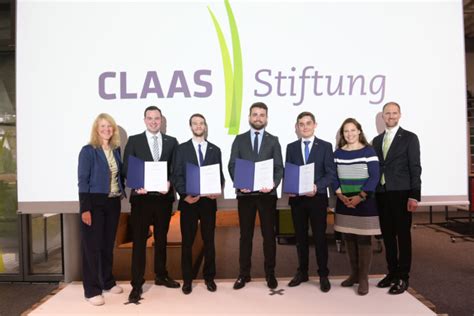 Claas Stiftung Zeichnet Junge Talente Aus AGRARTECHNIK