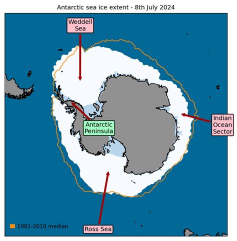 Briefing On Arctic And Antarctic Sea Ice July 2024 Met Office