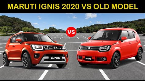 Comparison Maruti Ignis 2020 Vs Old Model Ignis Auto Advice Youtube