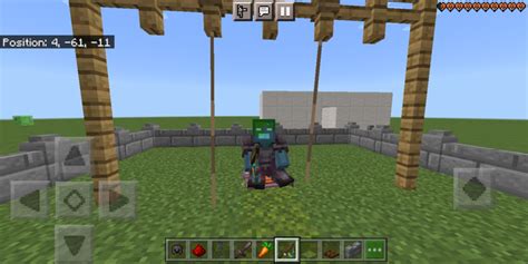 100 Working Swing Set In Minecraft 11 Steps Instructables