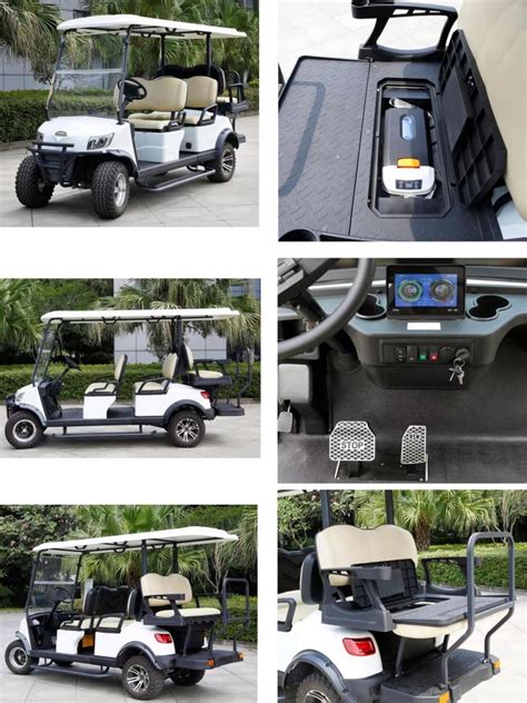 Marshell 6 Seats Electric Vehicle Tourist Golf Cart For Passenger