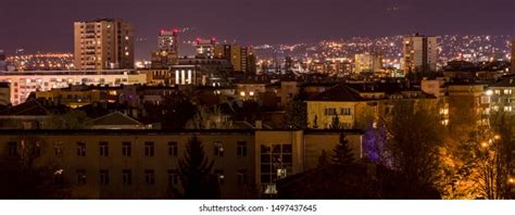 Lights Building Night City Sofia Stock Photo 1497437645 | Shutterstock