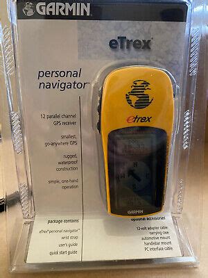 Garmin Etrex Basic Personal Navigator Handheld Gps Ebay