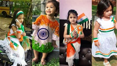 Indian Independence Day Dress Designs For Kids Cute Baby Girls