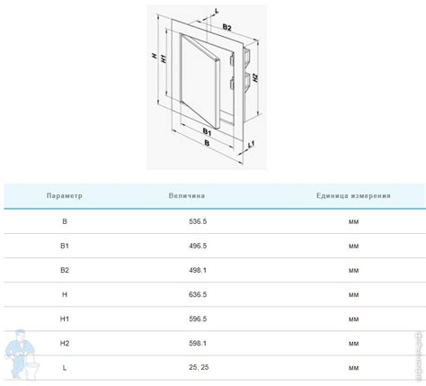 Лючок ревизионный Vents ДМЗ 600х500 с замком, металлический 1000067641 ...