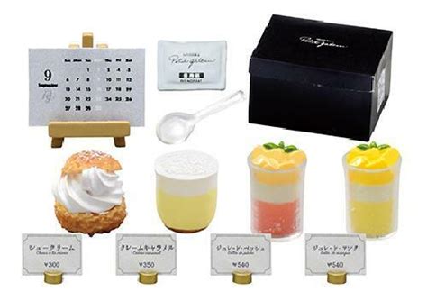 RE MENT Miniatua PATISSERIE Petit Gateau Cake Shop Full Set BOX Of 8