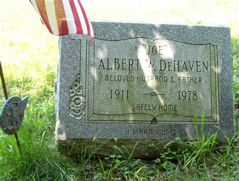 Albert Wilbur Joe Dehaven Memorial Find A Grave