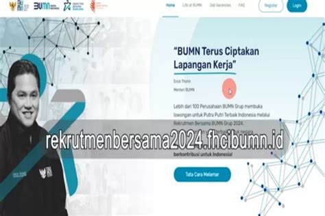 Cara Daftar Rekrutmen Bersama Bumn Mulai Daftar Akun Sampai