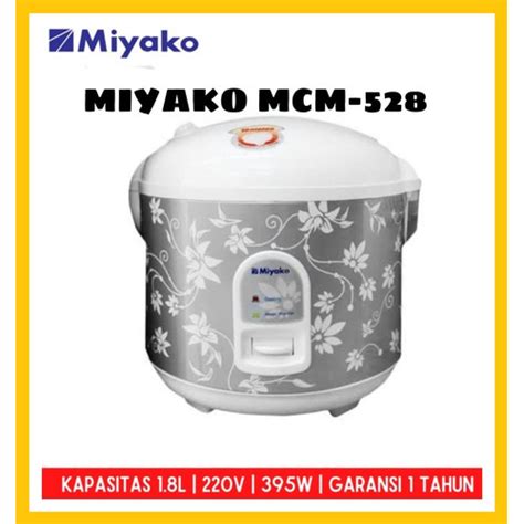 Miyako MCM 528 Magic 3 In 1 Masak Nasi Rice Cooker 1 8 Liter SIPLah