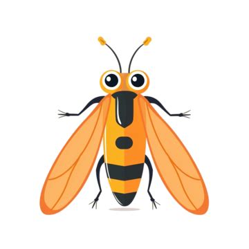 Flat Color Style Cartoon Firefly Firefly Lightning Bug Png