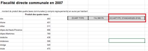 Calculer LÉcart Type Dans Excel Guide Pour Lutiliser