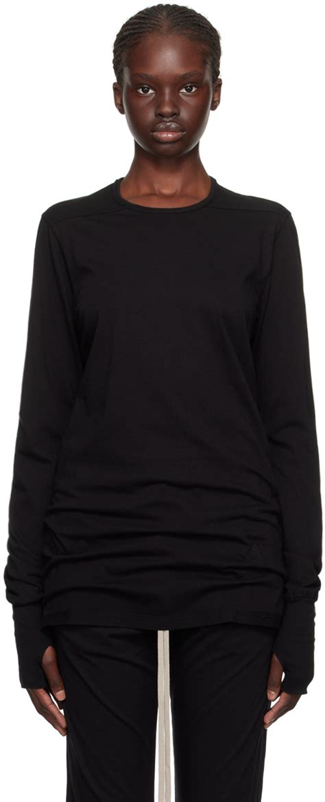 Black Level Long Sleeve T Shirt By Rick Owens Drkshdw On Sale