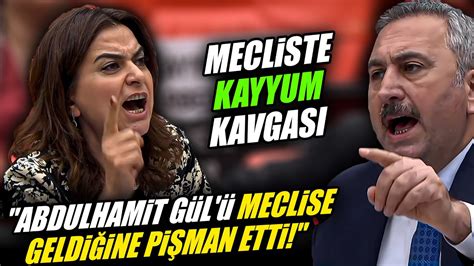 Dem Partili Vekil AKP li Abdulhamit Gül ü Meclise Geldiğine Pişman Etti