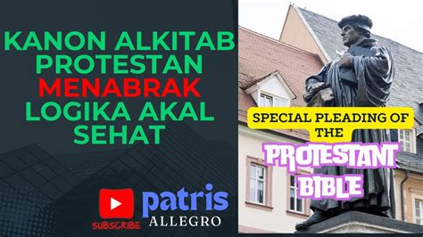 66 Buku Special Pleading Fallacy Dalam Kanon Alkitab Protestan Youtube