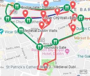 Dublin Attractions Map and Tour, Historic Attractions - Travel With ...