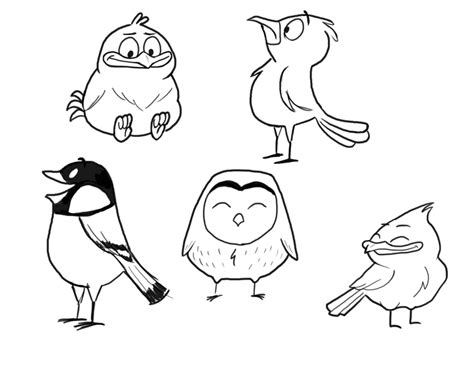 Cartoon Bird Sketch