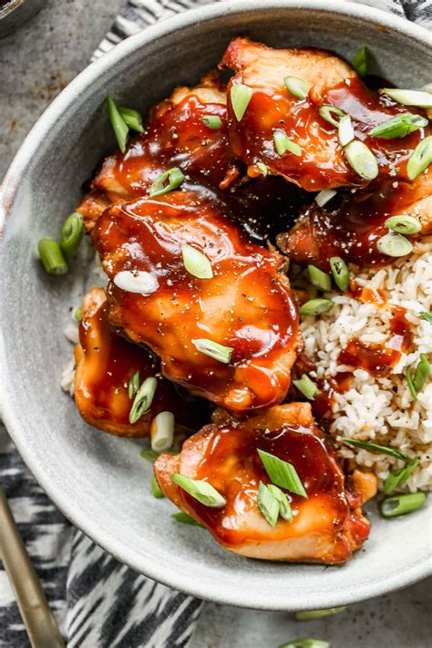 Crock Pot Bourbon Chicken {easy Slow Cooker Recipe}