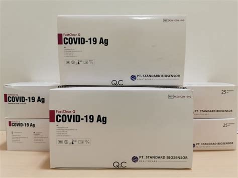 Jual SD BioSensor FastClear Q Covid 19 Antigen 25 Test Di Lapak