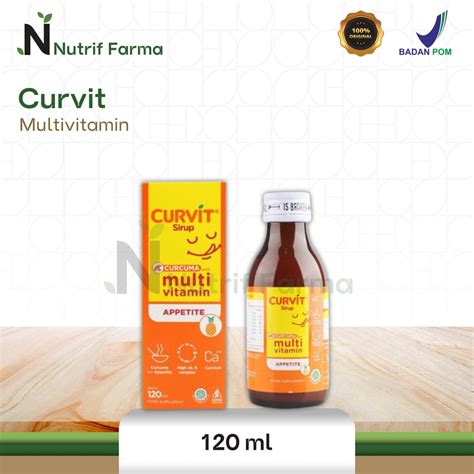 Jual Curvit Syrup 120ml Shopee Indonesia