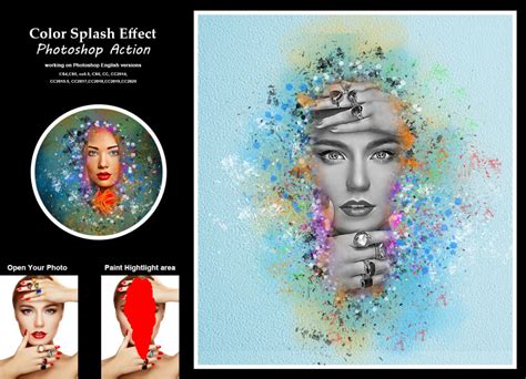 Color Splash Effect Photoshop Action - FilterGrade