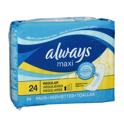 Always Maxi Pads Regular Protection